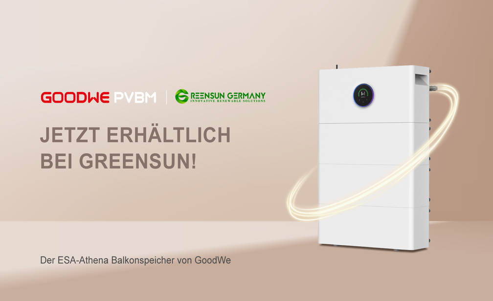 Athena Distribution Partnership GreenSun x GoodWe ESA-Athena